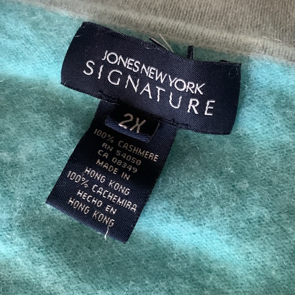 Signature jones New York cashmere sweater - Picture 2 of 2